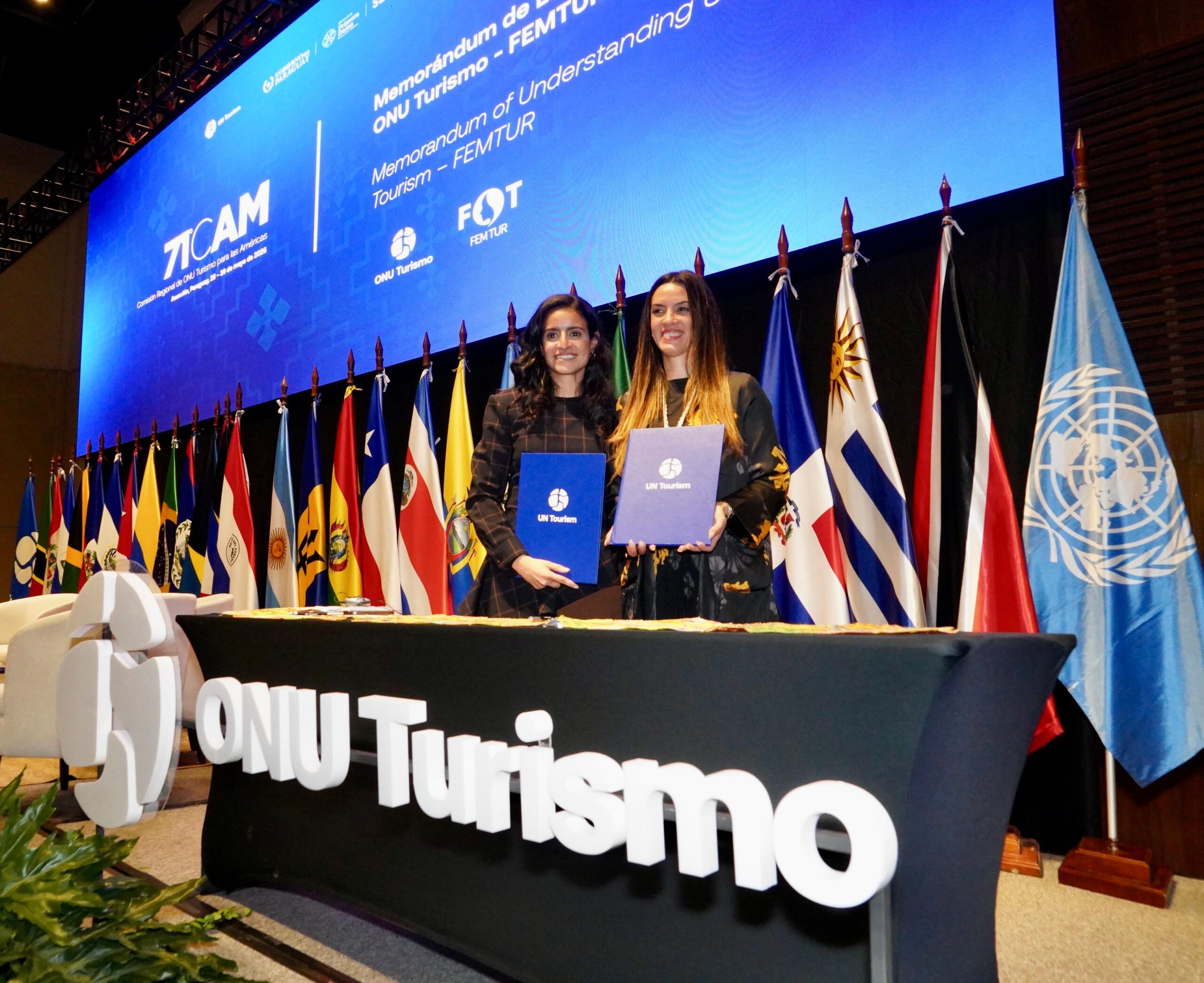 Firma del acuerdo FEMTUR y ONU Turismo